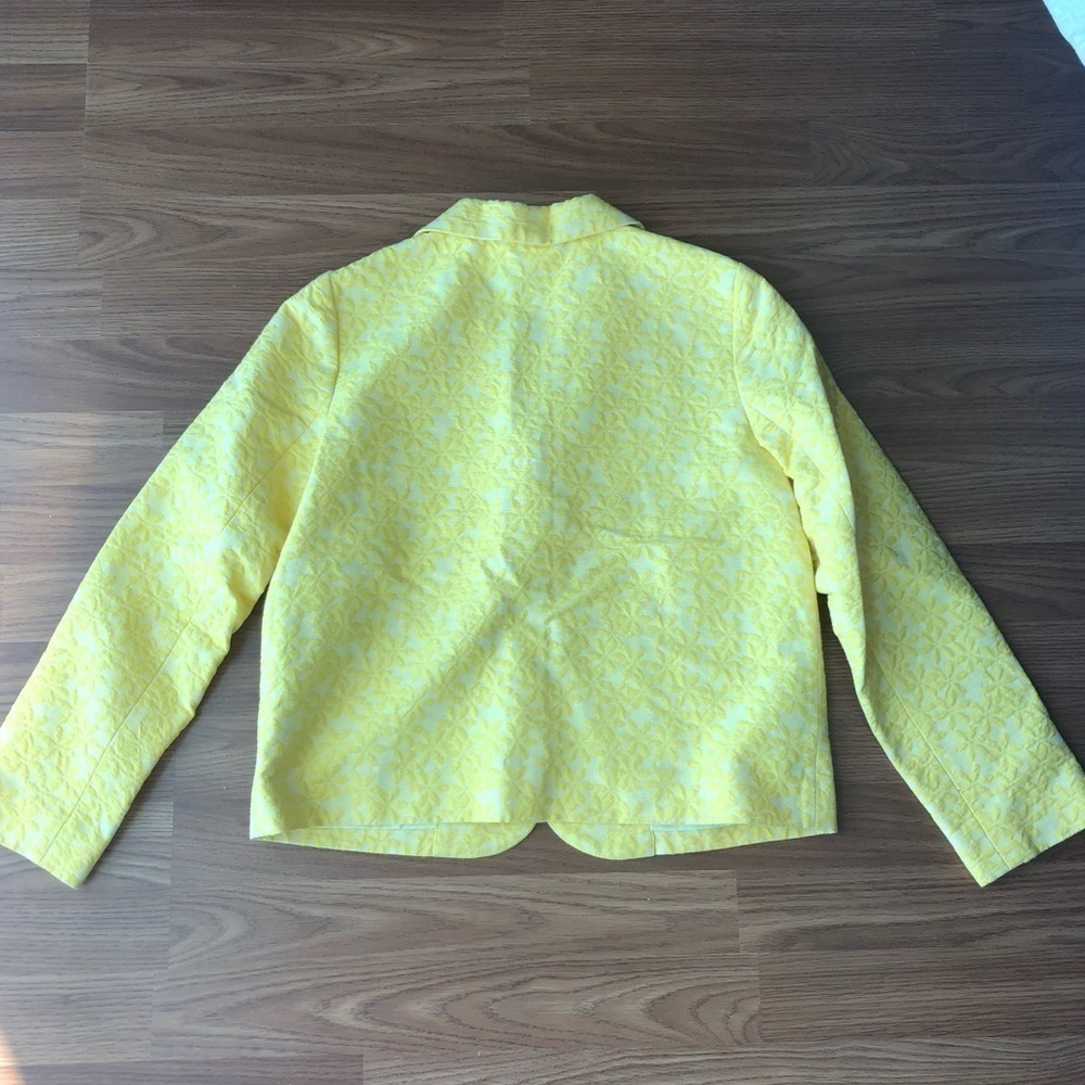 Bonpoint Yelow Jaquared Skirt and Matching Jacket - Picture 12 of 16